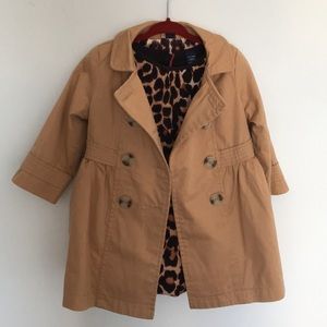 Cuuuute Gap dress and trench coat